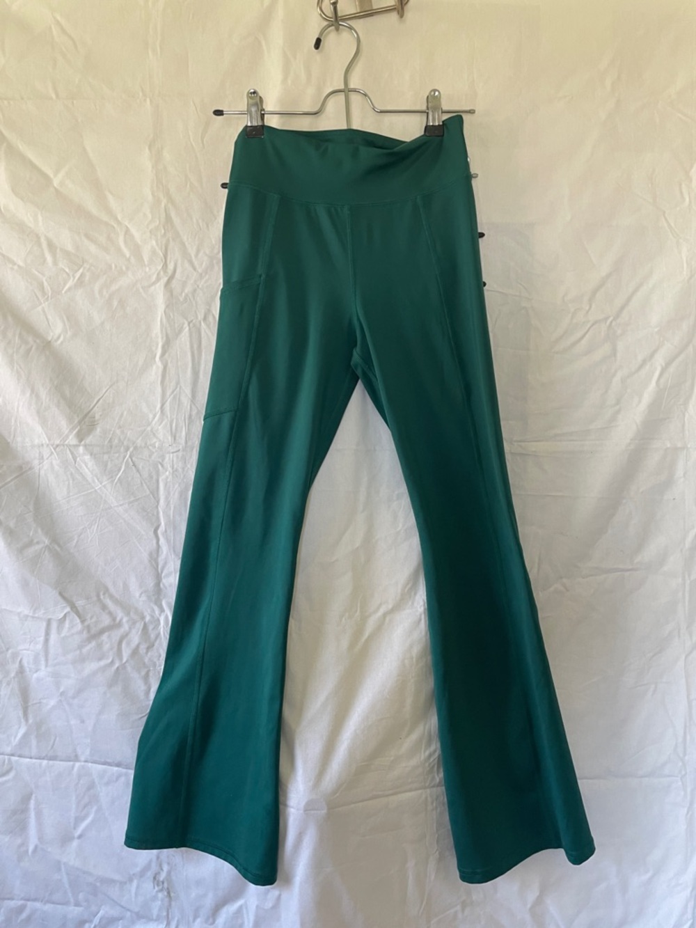 abercrombie kids Teal Green Flare Leggings